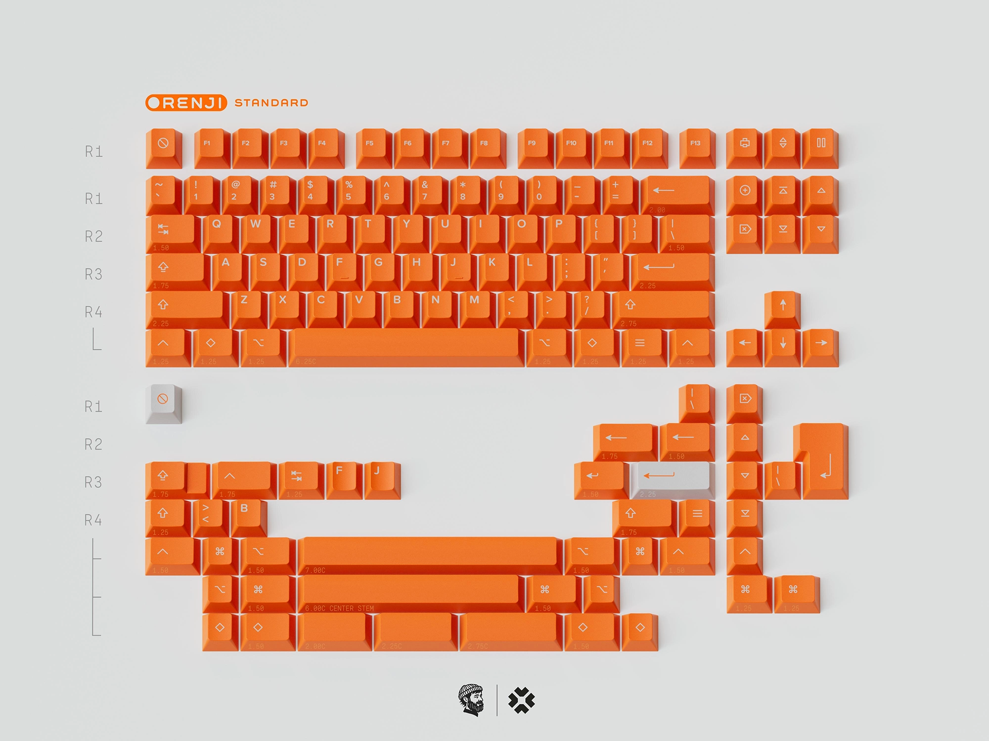 GMK CYL ORENJI　オレンジ　キーキャップセット GMK CYL Orenji Keycaps